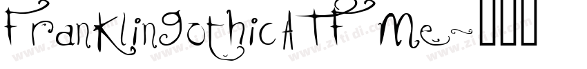 FranklinGothicATF Me字体转换